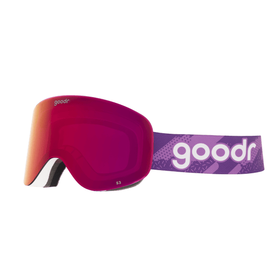 "Vintage Snow Suit Ambitions” PEAK G Polarized Snow Goggles Goodr