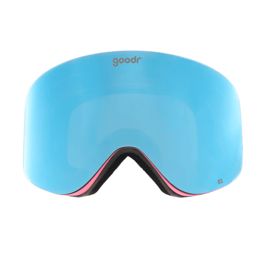 "90s Ski Movie Villain” PEAK G Polarized Snow Goggles Goodr
