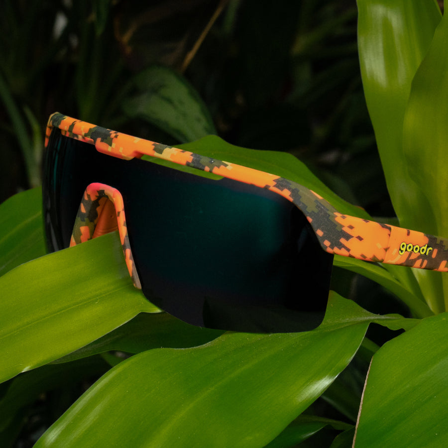 "Tactical Tangerine Twist" BOLT G Polarized Sunglasses Goodr