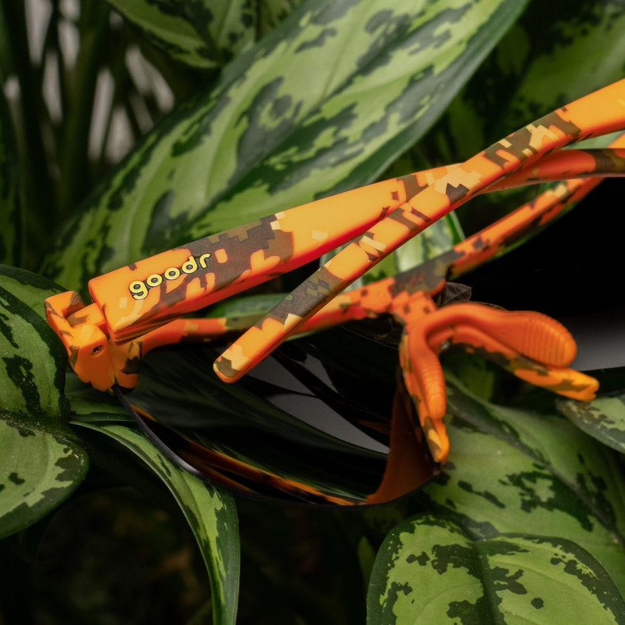 "Tactical Tangerine Twist" BOLT G Polarized Sunglasses Goodr