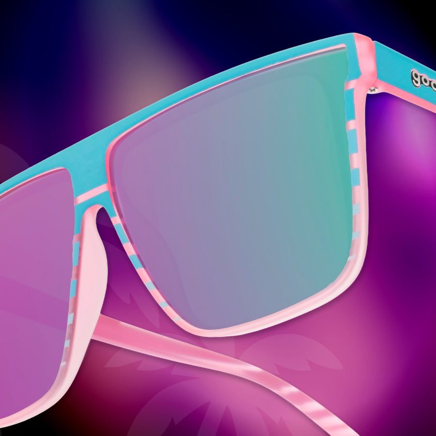 "Synth Wave Sunset Spirit" Fly G Premium Sunglasses