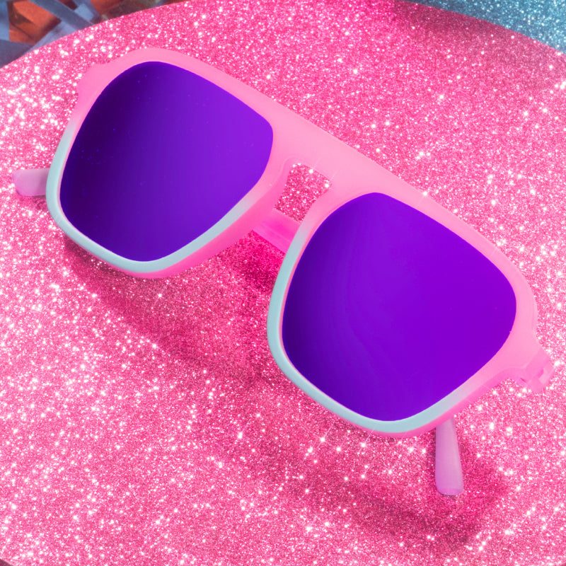 “Go With The Glow" RETRO G Polarized Sunglasses Goodr