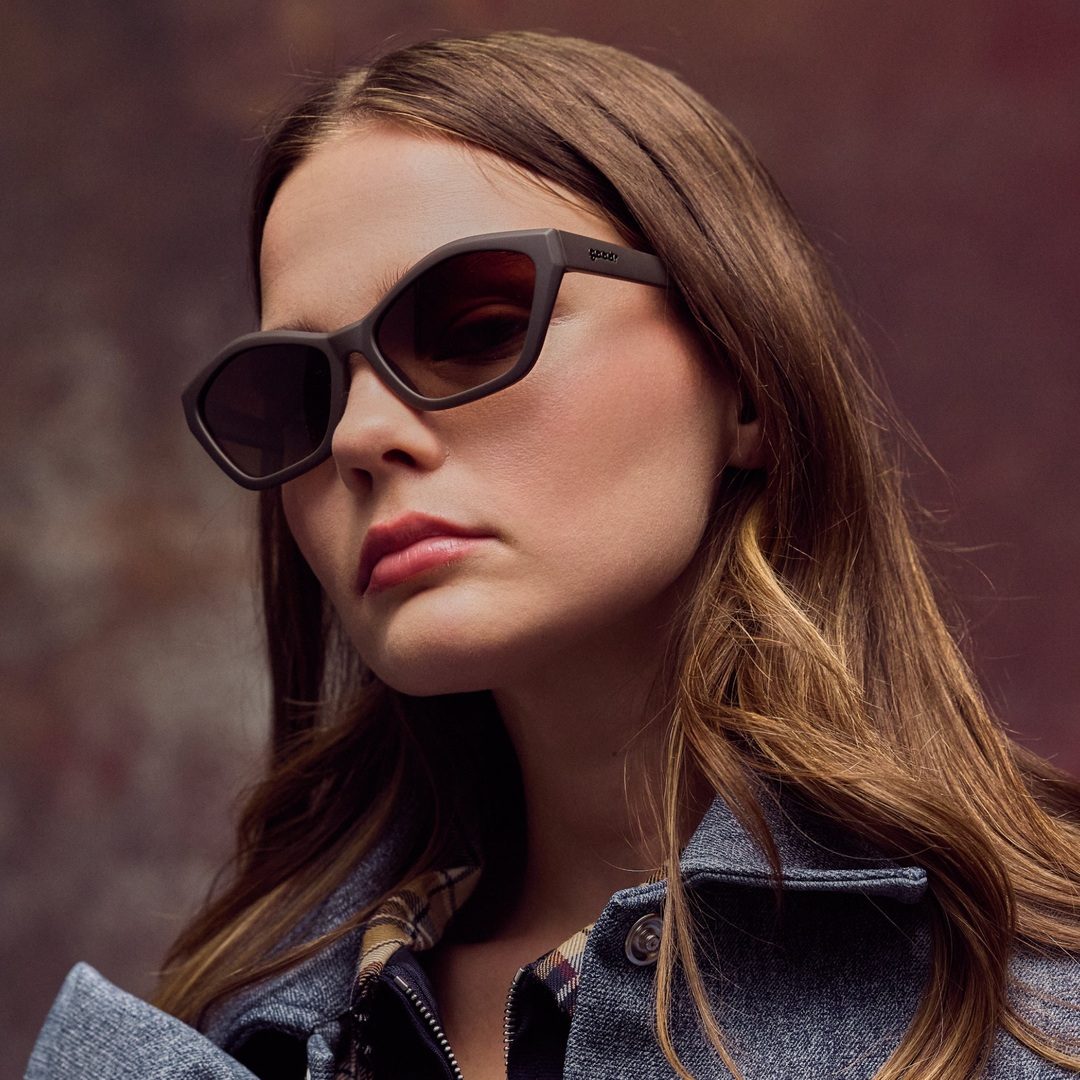 "Walnut Wonderland" Deco G Polarized Sunglasses Goodr