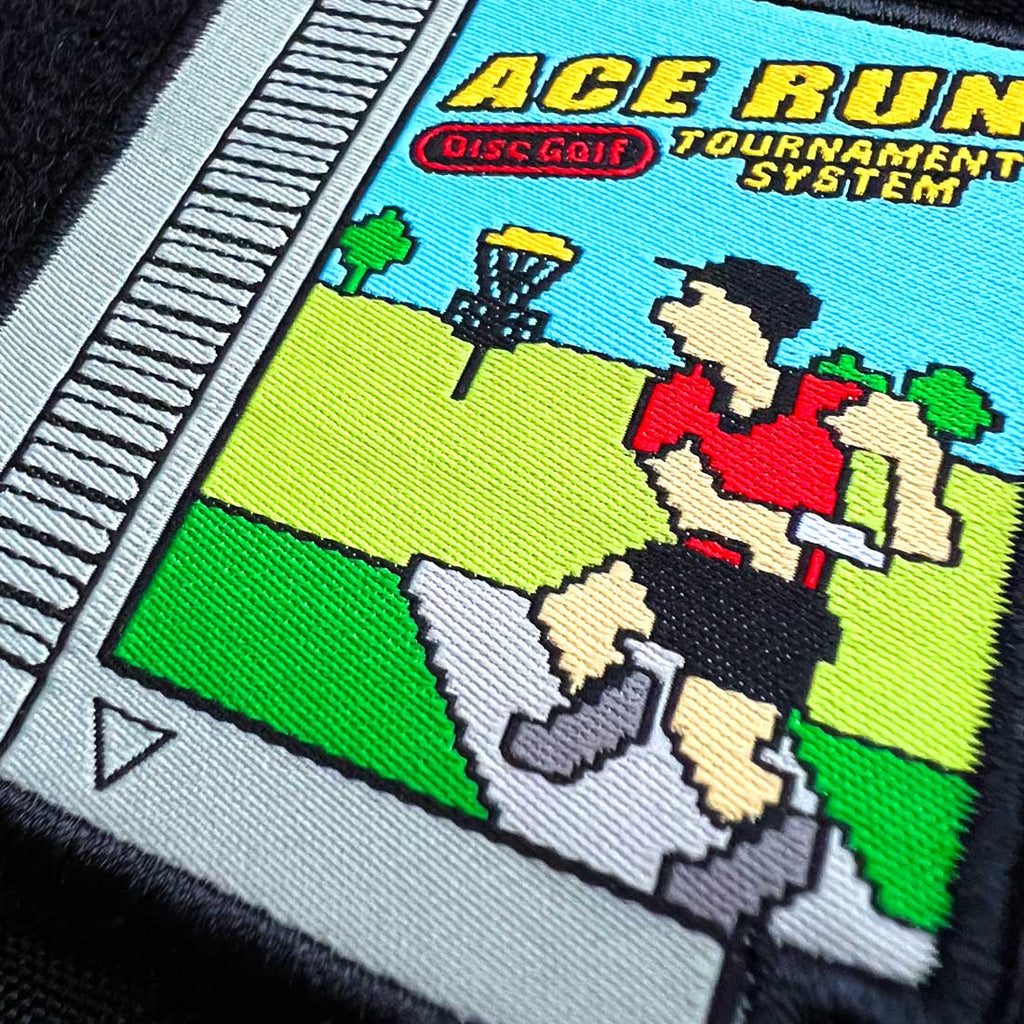 Ace Run Disc Golf Patch - Hook And Loop Disc Golf Pins