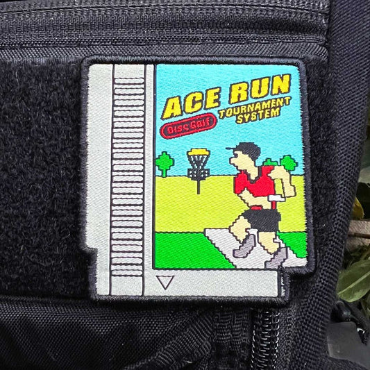 Ace Run Disc Golf Patch - Hook And Loop Disc Golf Pins