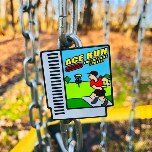 Ace Run Pin - Metal Butterfly Disc Golf Pins