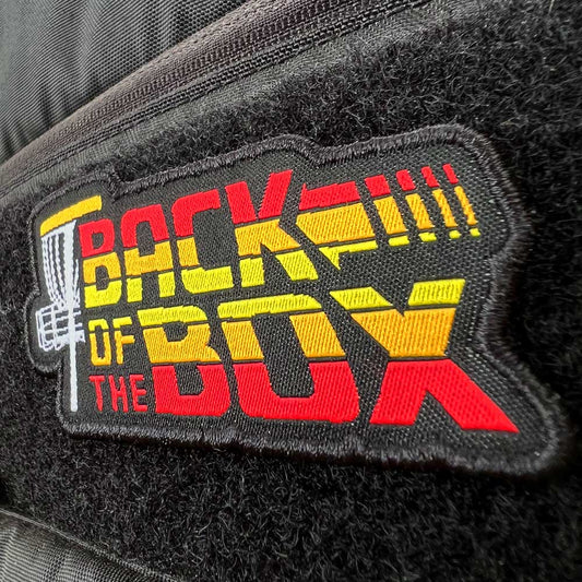 Back Of The Box Disc Golf Patch - Hook And Loop Disc Golf Pins