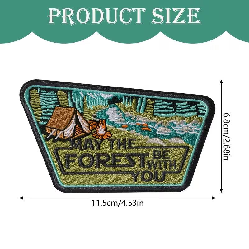 May The Forest Be With You Patch - Iron On Accessories