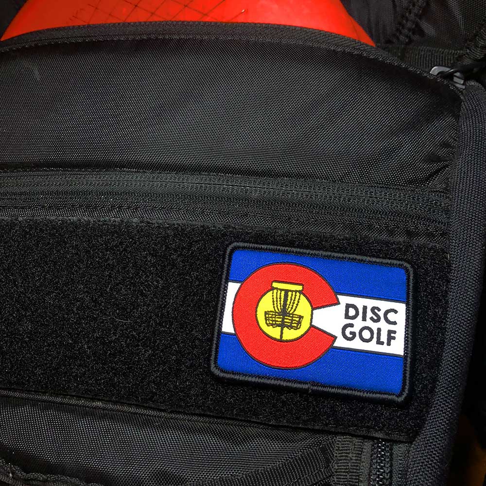 Colorado Disc Golf Patch - Hook And Loop Disc Golf Pins