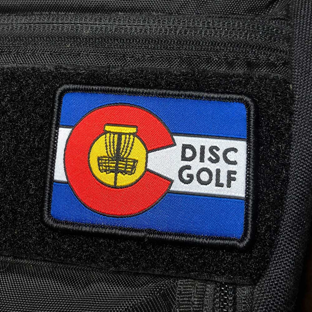 Colorado Disc Golf Patch - Hook And Loop Disc Golf Pins