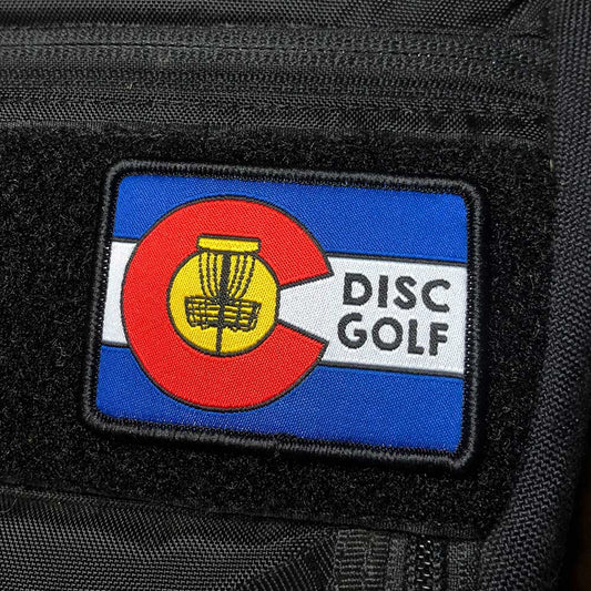 Colorado Disc Golf Patch - Hook And Loop Disc Golf Pins