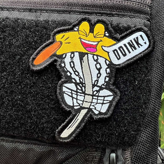 Doink! Disc Golf Patch - Hook And Loop Disc Golf Pins