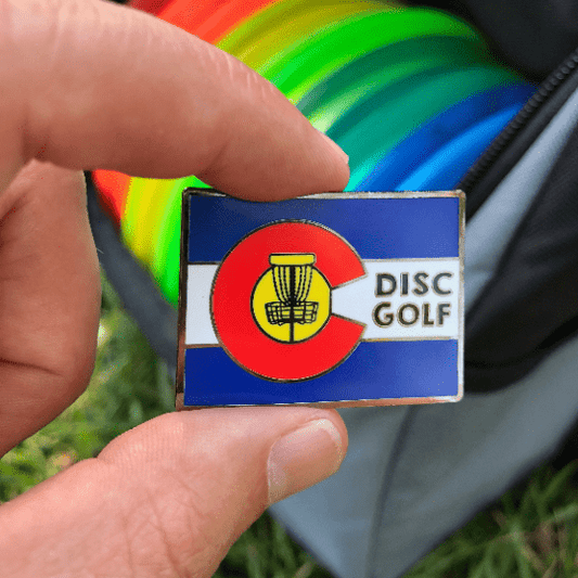 Colorado State Pin - Metal Butterfly Disc Golf Pins