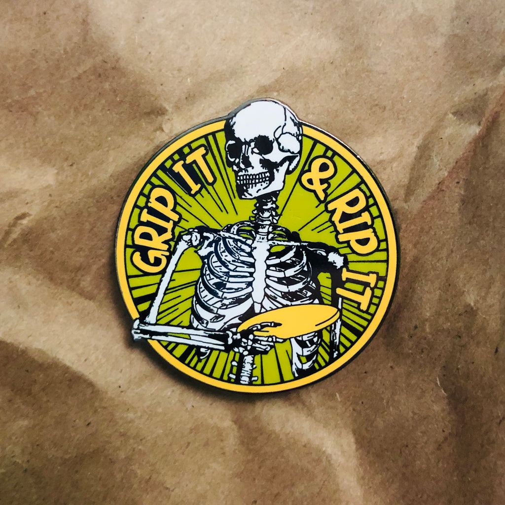 Pin Rip The Pat Grip It & Rip It Pin - Metal Butterfly – Rare Air Discs