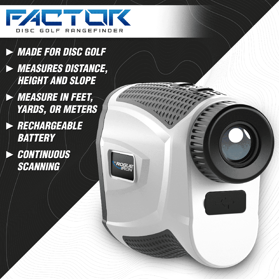 Factor Disc Golf Rangefinder Rogue Iron Disc Golf