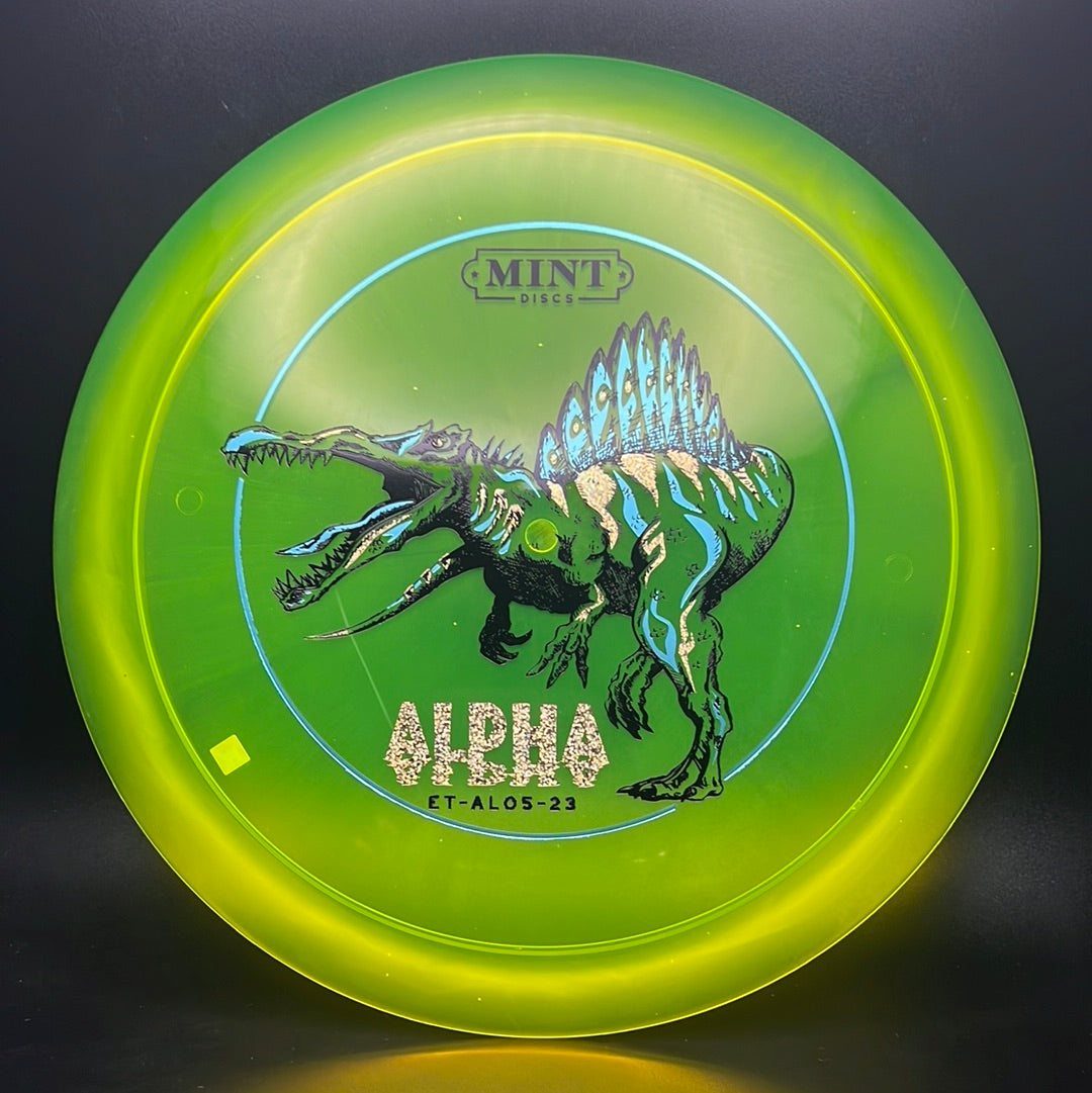 Eternal Alpha - Limited Spin-O-Saurus Stamp