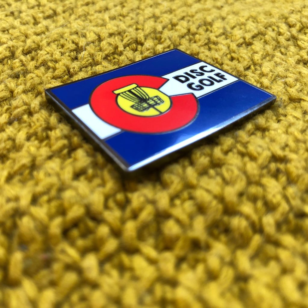 Colorado State Pin - Metal Butterfly Disc Golf Pins