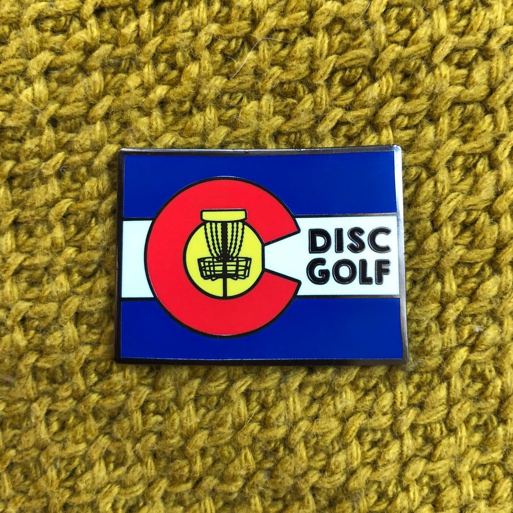 Colorado State Pin - Metal Butterfly Disc Golf Pins