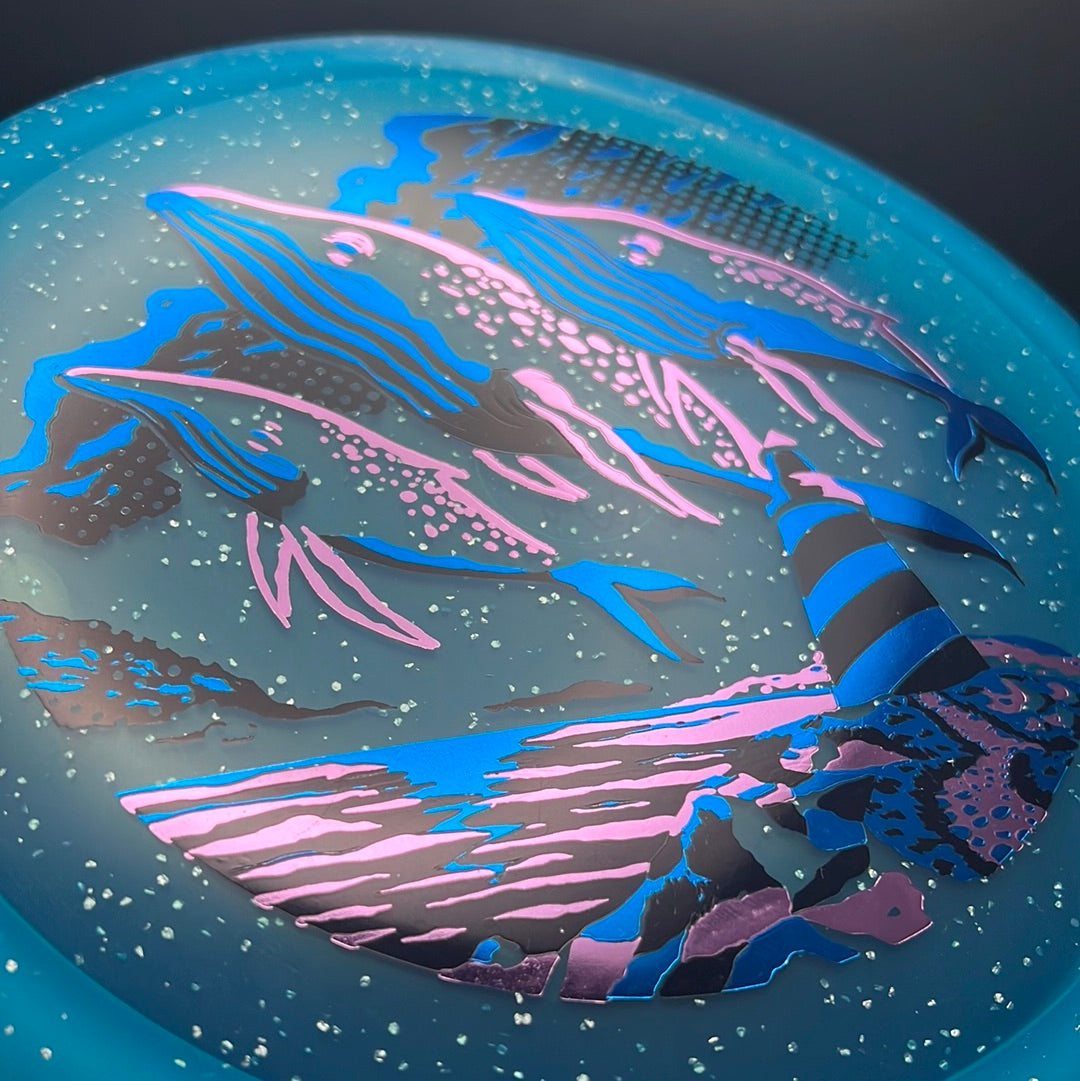 Metal Flake C-Blend Exodus - Flying Whales Triple Foil Stamp Infinite Discs