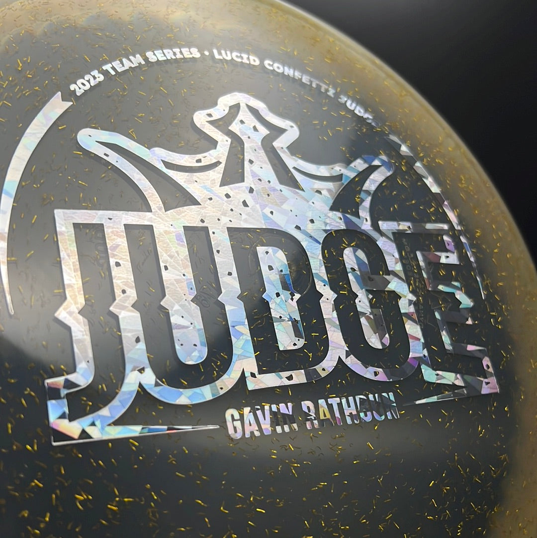 Lucid Confetti Judge V2 Gold - Gavin Rathbun Team Series Dynamic Discs
