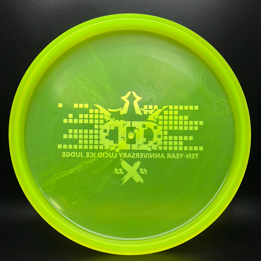Lucid Ice Judge - Limited Ten Year Anniversary Stamp Dynamic Discs
