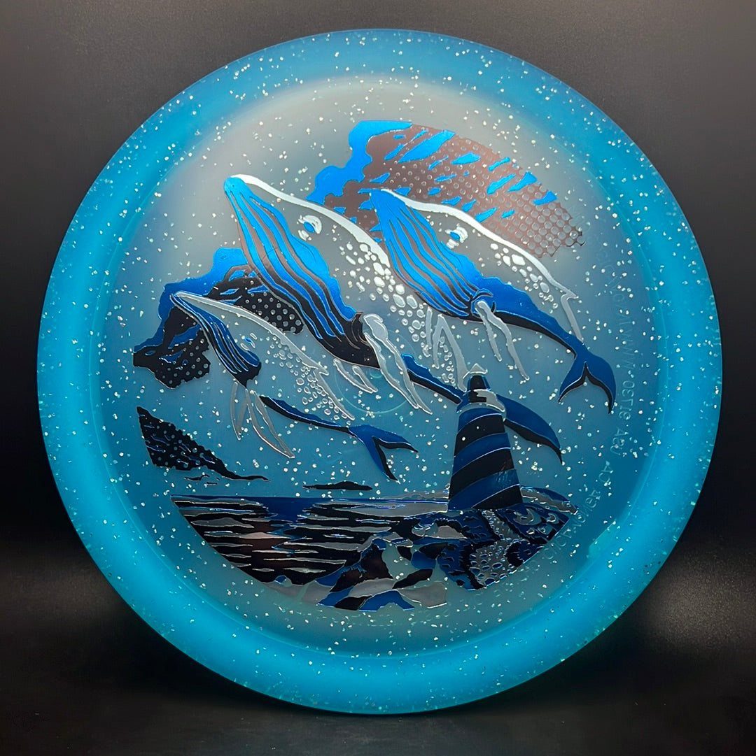 Metal Flake C-Blend Exodus - Flying Whales Triple Foil Stamp Infinite Discs