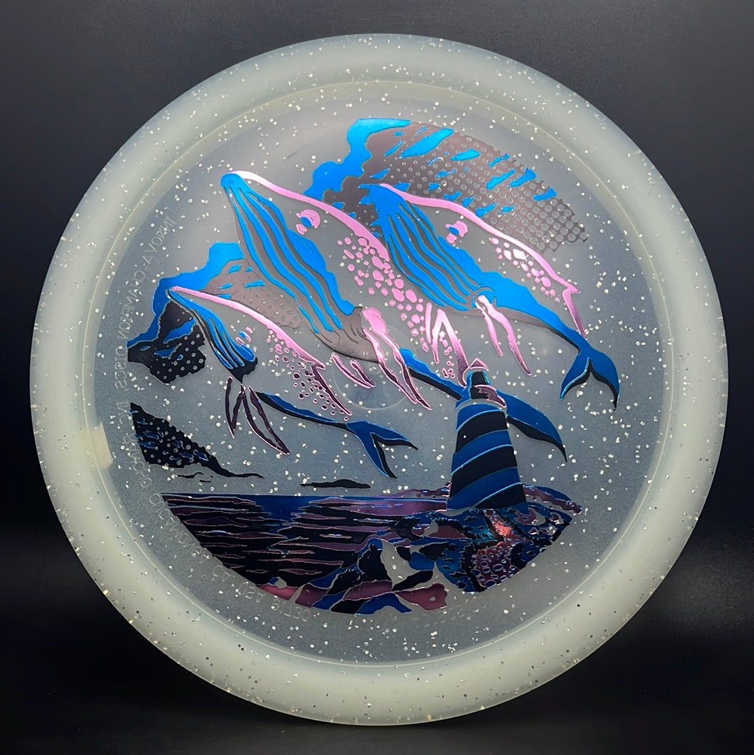 Metal Flake C-Blend Exodus - Flying Whales Triple Foil Stamp Infinite Discs