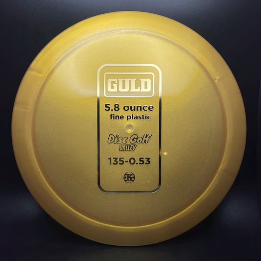 K1 Guld - Limited Edition Gold - Disc Golf Valley Edition Kastaplast