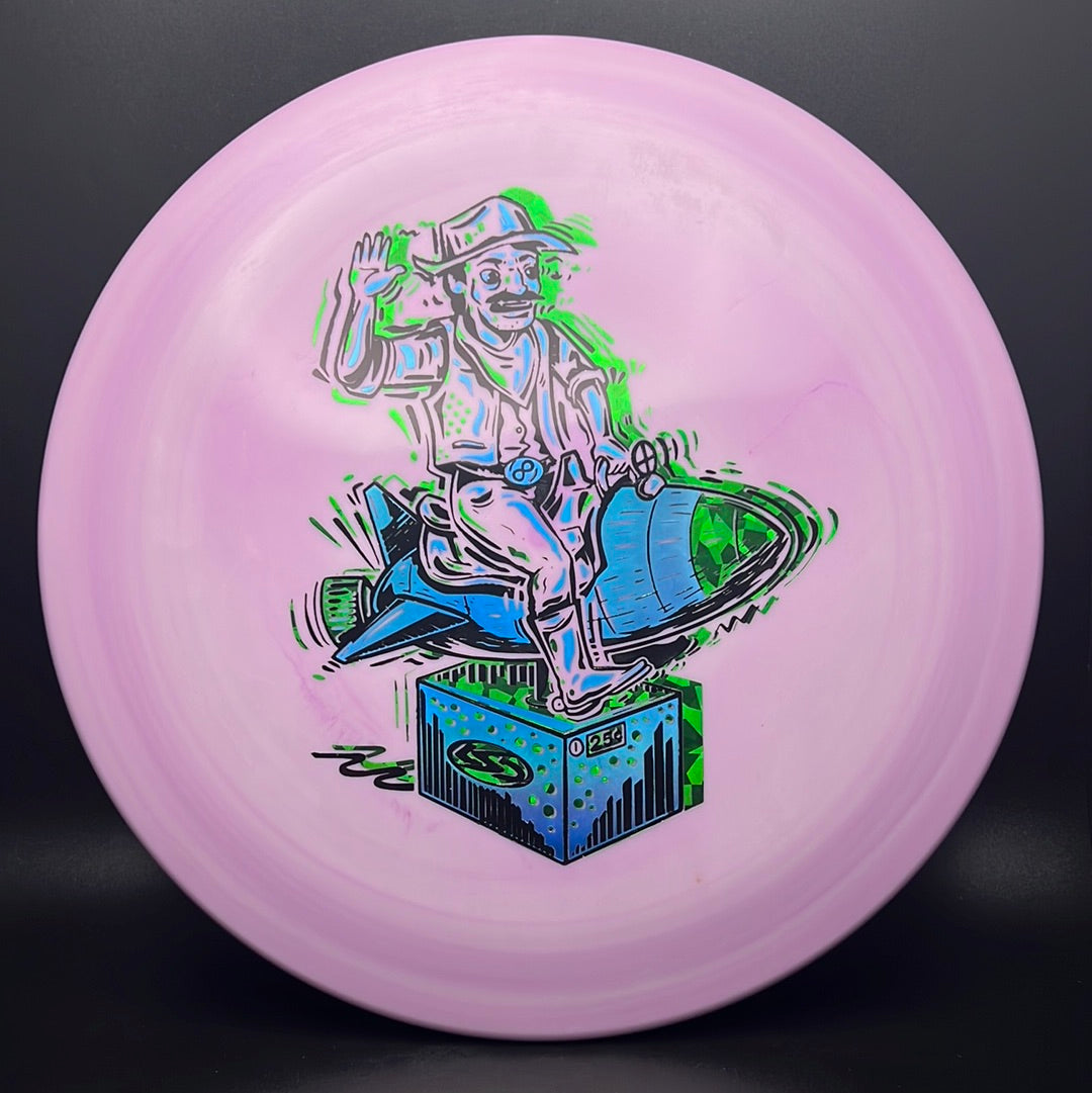 Bravo Chupacabra - "Ride Em Rocket Cowboy" Triple Foil Lone Star Discs