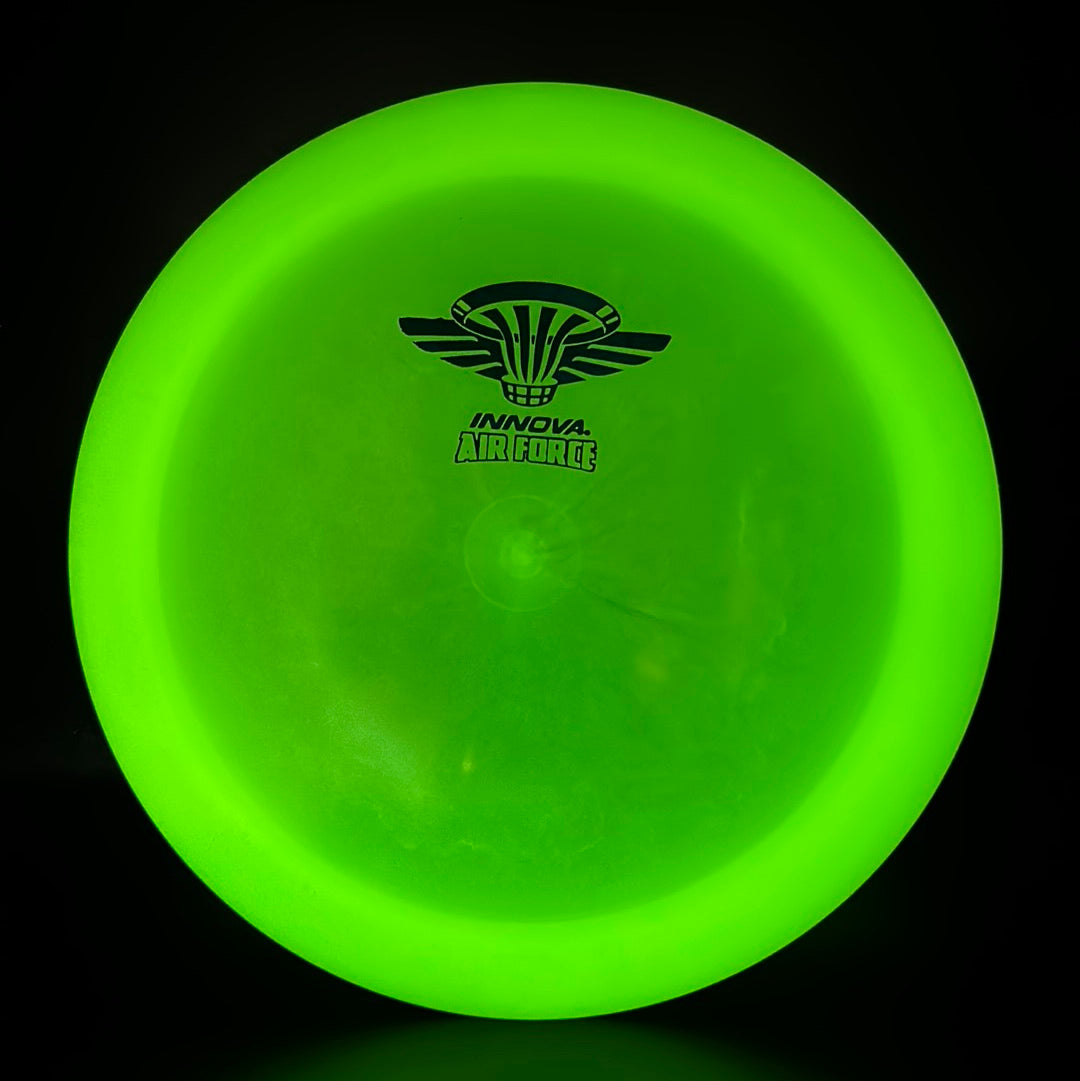 Glow Champion Charger - Air Force Stamp Blizzard Rim Innova