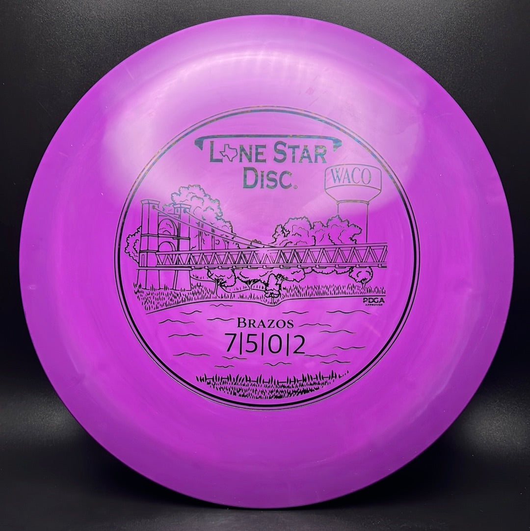 Alpha Brazos - Waco Bridge Stamp Lone Star Discs