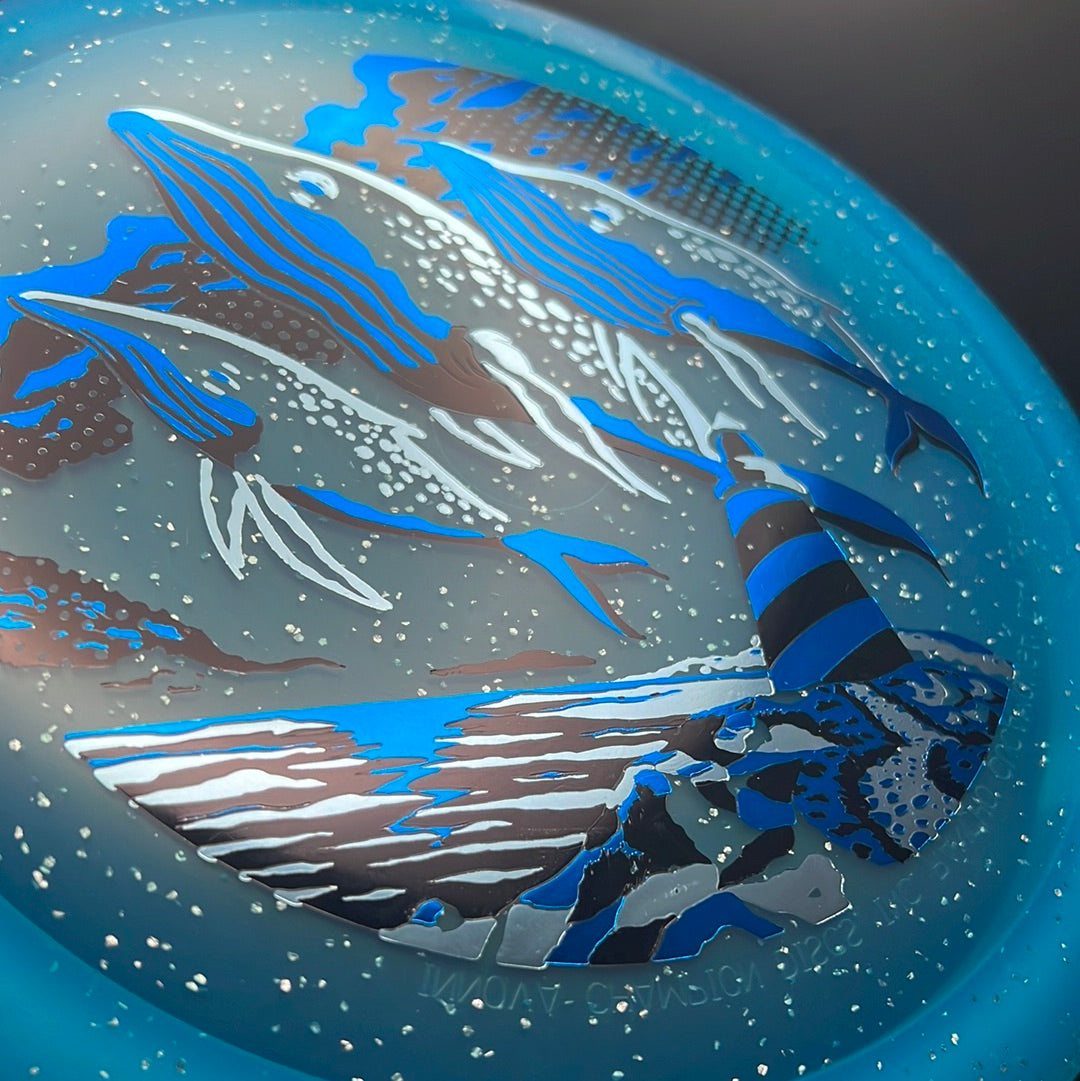 Metal Flake C-Blend Exodus - Flying Whales Triple Foil Stamp Infinite Discs