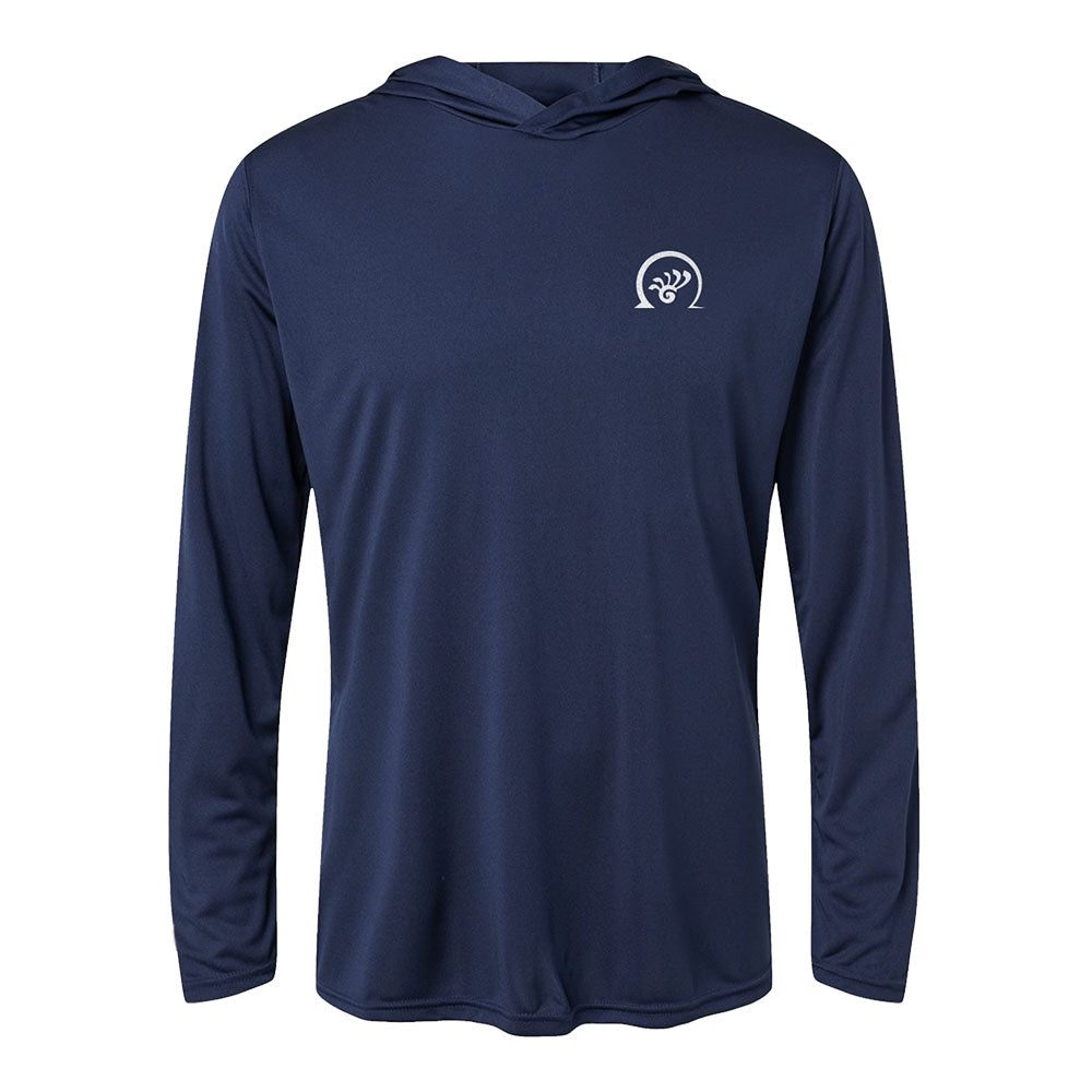 Hooded Long Sleeve Tee - Glass Blown Open Dynamic Discs