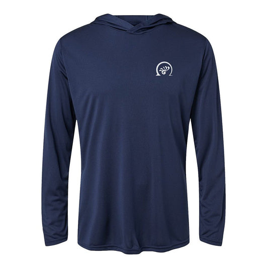 Hooded Long Sleeve Tee - Glass Blown Open Dynamic Discs