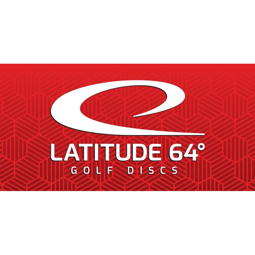 Latitude Honeycomb Swoosh - Fabric Disc Golf Banner - 4' x 2' Latitude 64