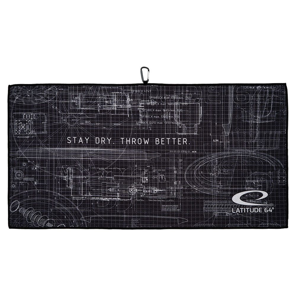 Microfiber Waffle Towel - Stay Dry Latitude 64