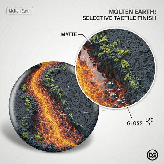 Molten Earth : Sense-X Gloss Textured Disc Golf Disc Disc Golf Swag