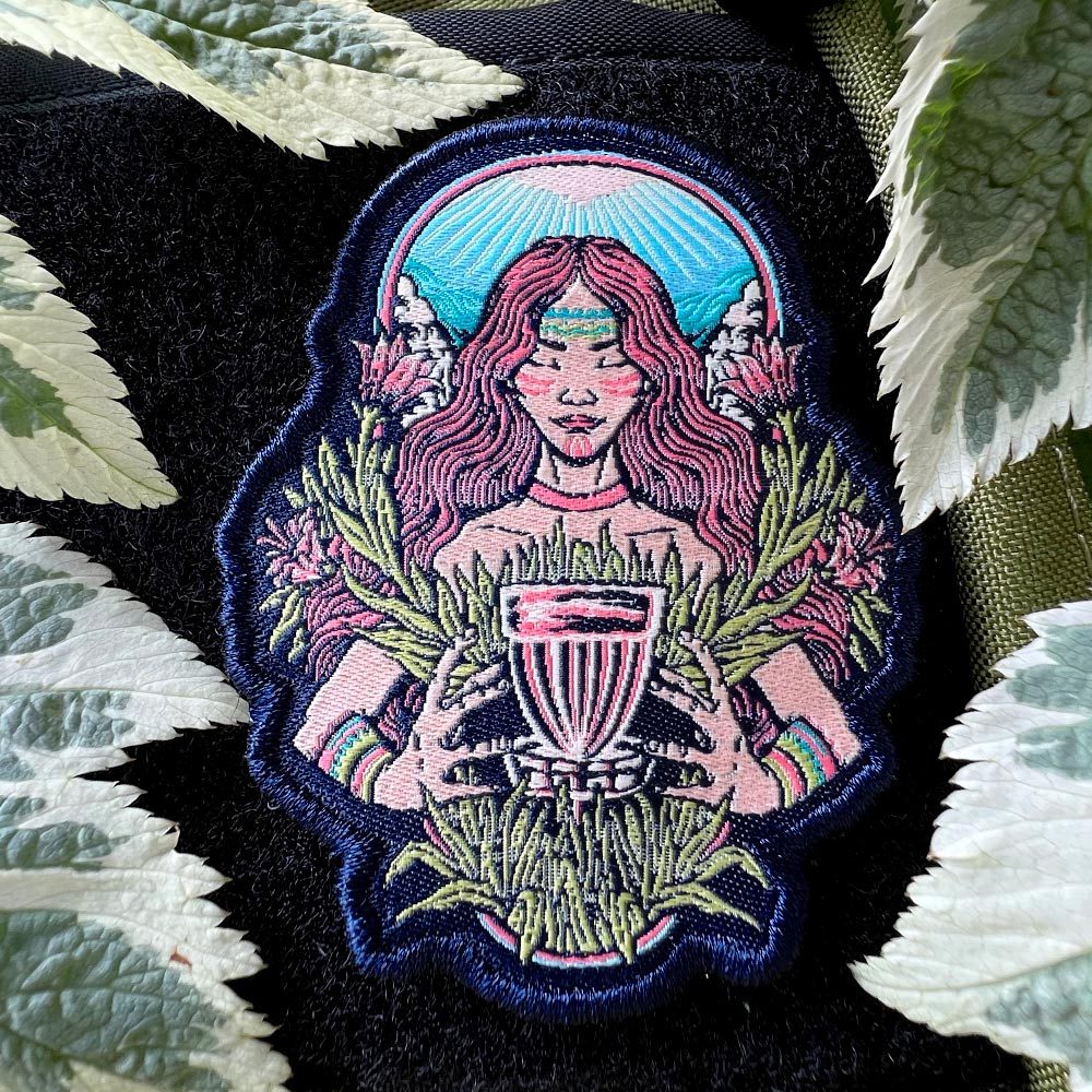 Mother Disc Golf Patch - Hook And Loop Disc Golf Pins