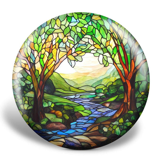 The Green Stained Glass Disc Golf Disc DiscGolfSwag