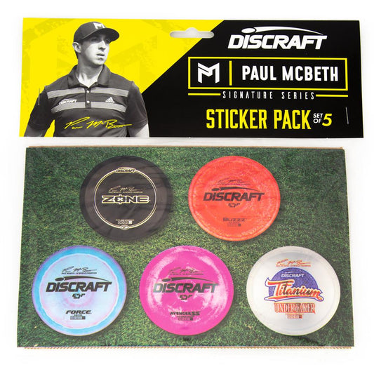 Paul McBeth Sticker Pack - One Sheet of 5 Stickers Discraft