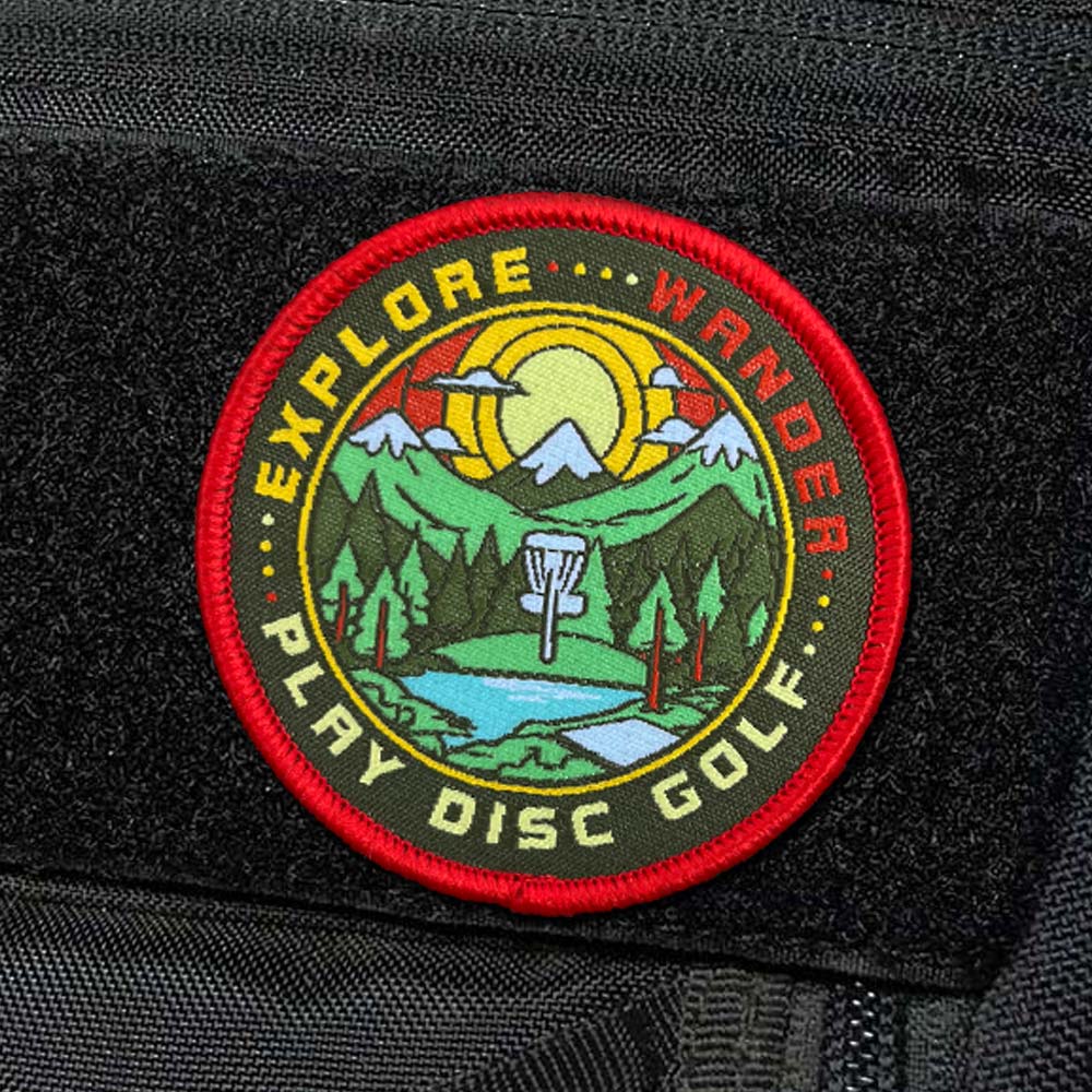 Wander Explore Play Disc Golf - Velcro Patch