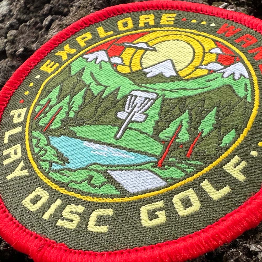 Wander Explore Play Disc Golf - Velcro Patch