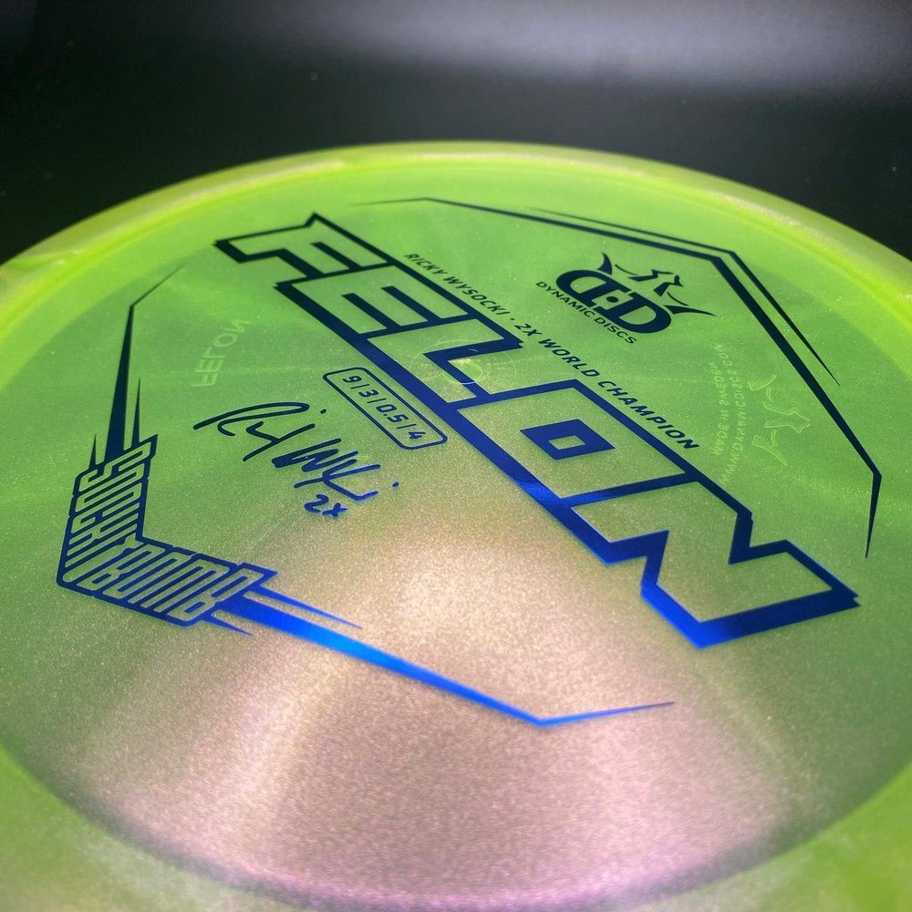 Lucid-Ice Glimmer Felon - Ricky Wysocki Sockibomb Dynamic Discs