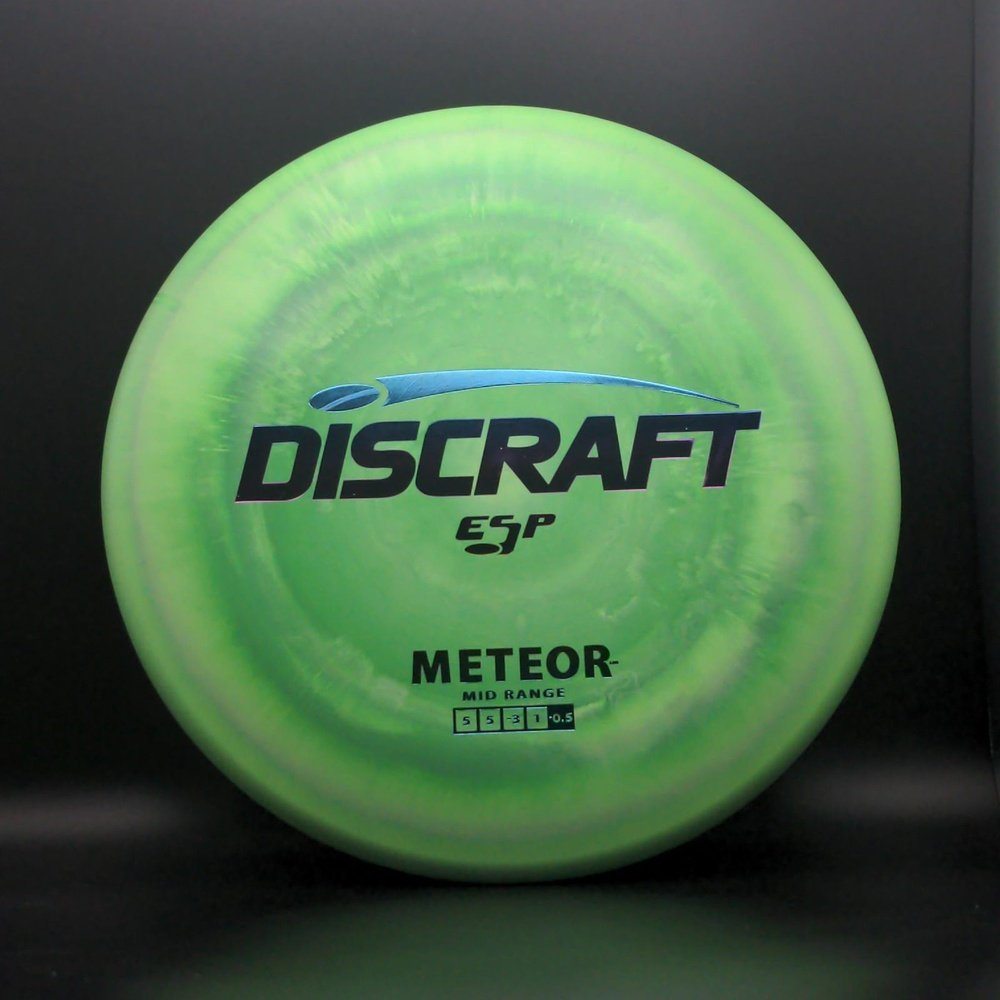 ESP Meteor - Swirly Green with Rainbow Foil Discraft
