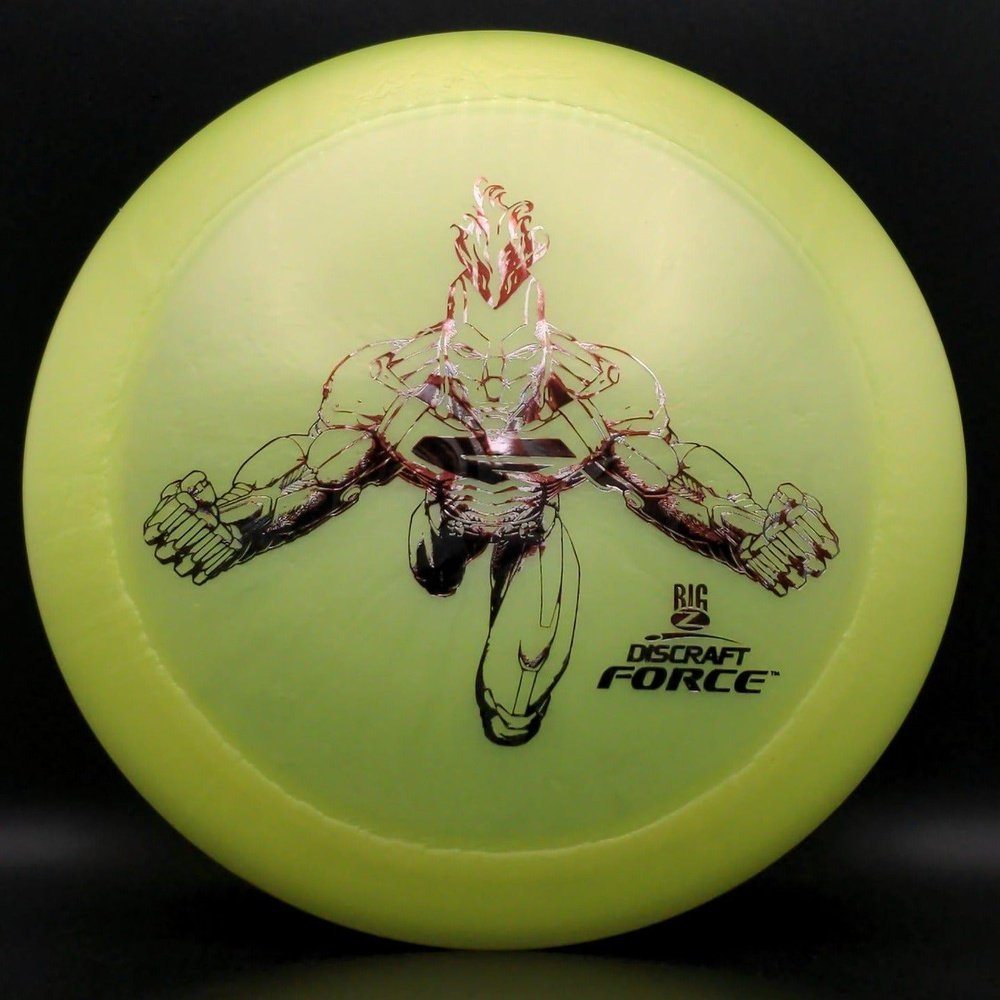 Big Z Force - Pearly Yellow with Roses Foil! Discraft