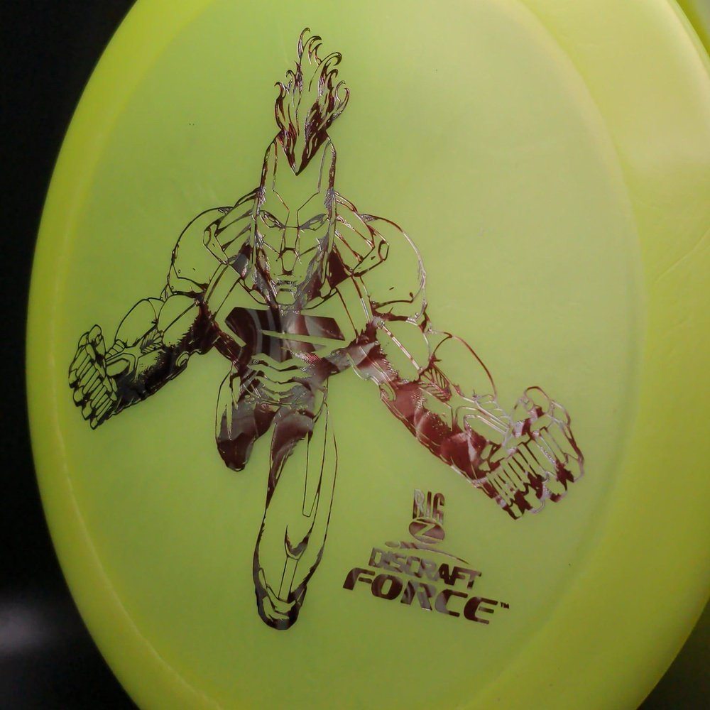 Big Z Force - Pearly Yellow with Roses Foil! Discraft