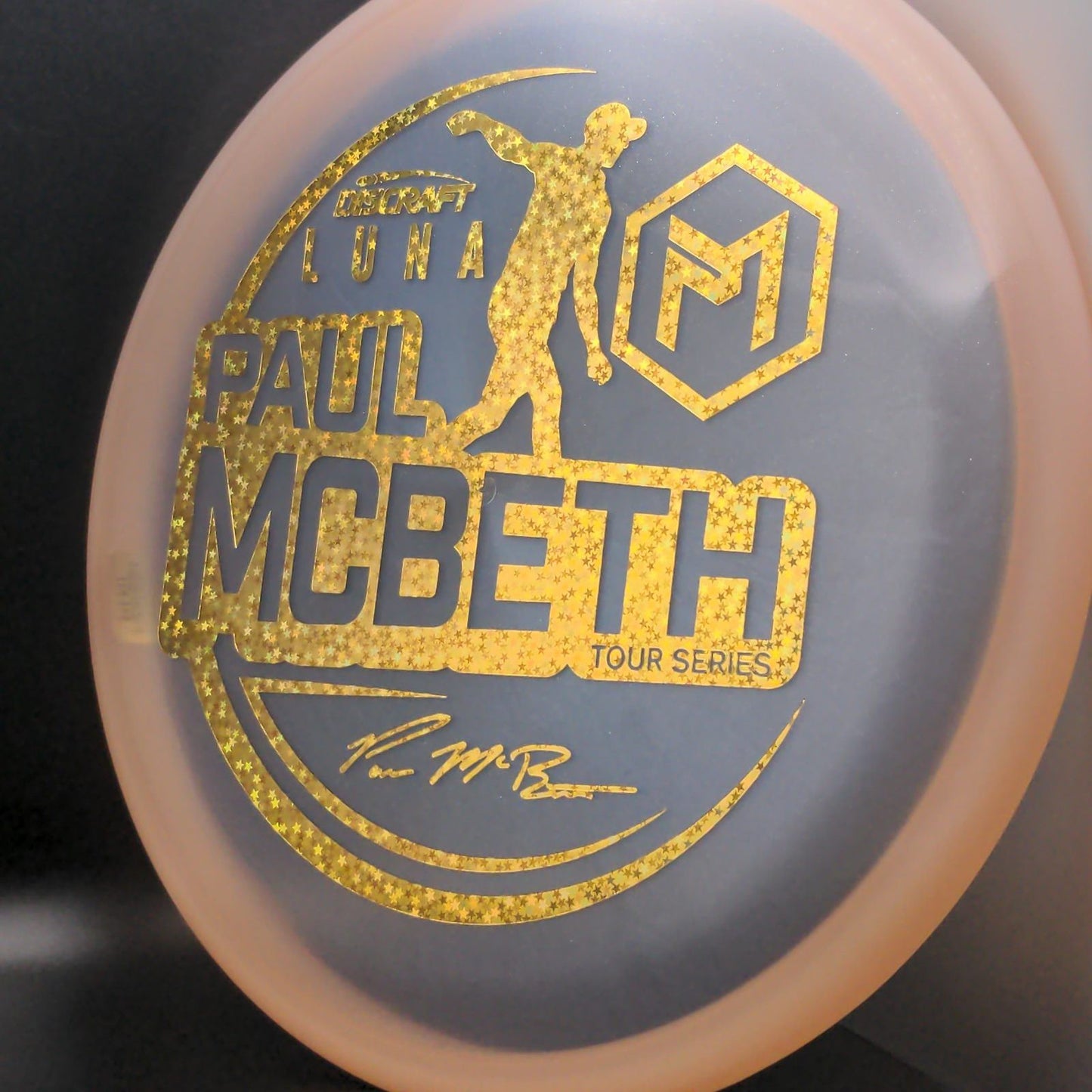 Metallic Z Luna - Gold Star Light Pink - 2021 Paul McBeth TS Discraft