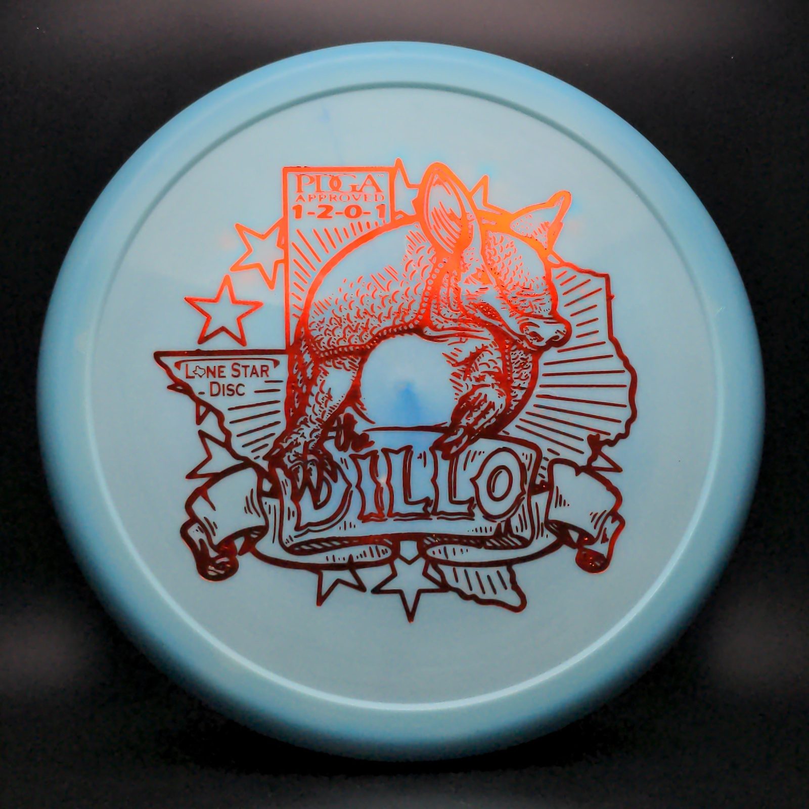 Bravo Armadillo - Dillo Stamp - Putt Approach Lone Star Discs