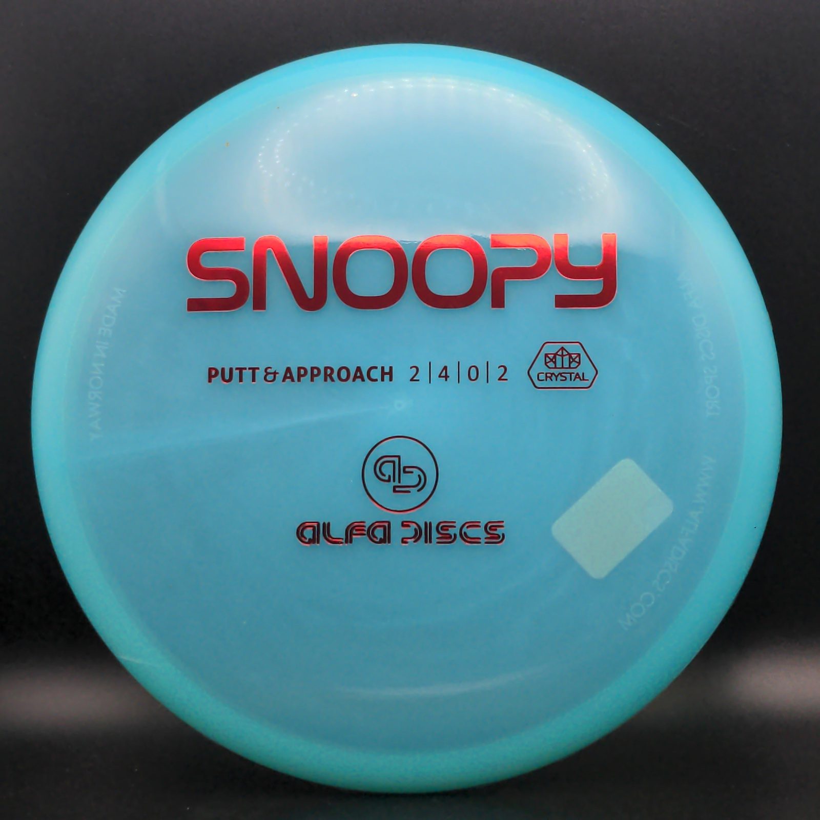 Crystal Snoopy Putter Alfa Discs