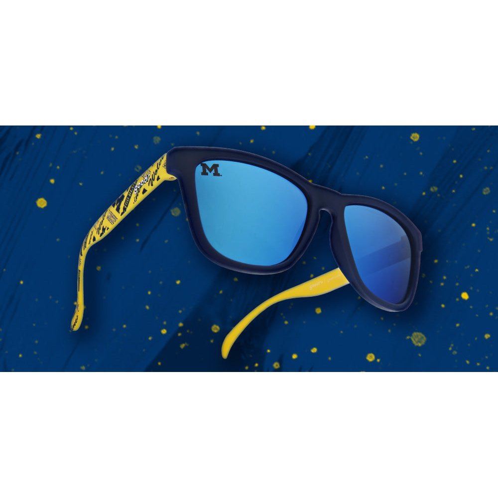 "Go Blue” Limited Michigan Collegiate OG Polarized Sunglasses Goodr